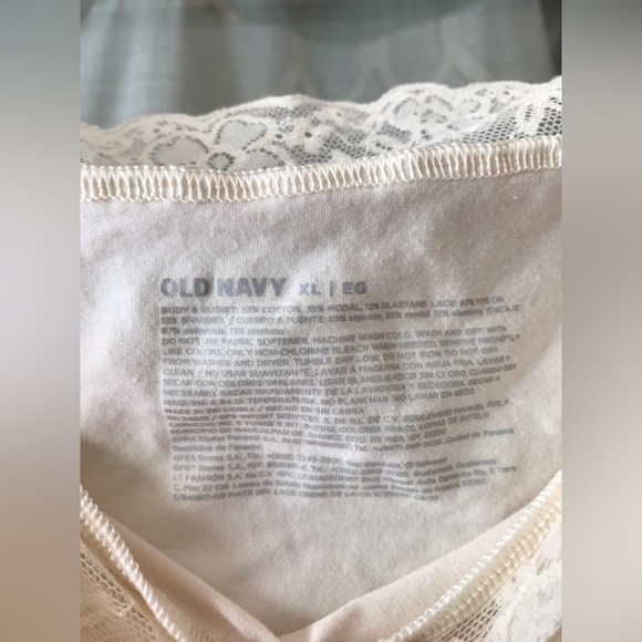 Old Navy size XL stretchy lace top undies: pregnancy, maternity, c-section NWOT - Picture 3 of 3